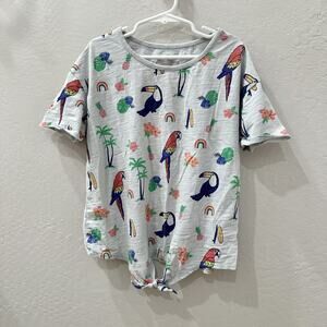 Peek Tropical Birds Short Sleeve Shirt